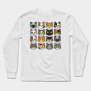 Happy Cats Long Sleeve T-Shirt